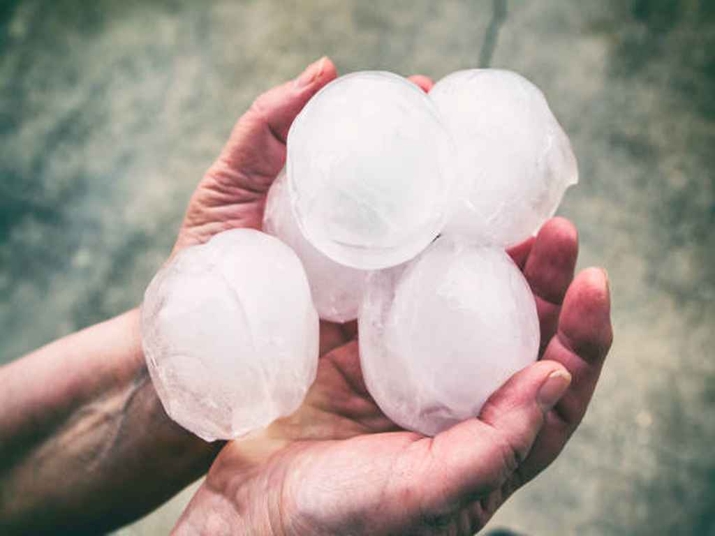 10-3-23 Heavy Winds and Ball-sized Hail Wrecks Larned