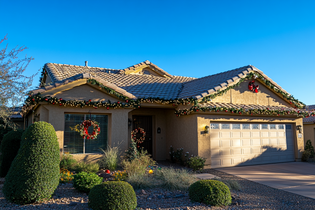 tips for holiday decorations on roof, Great Bend